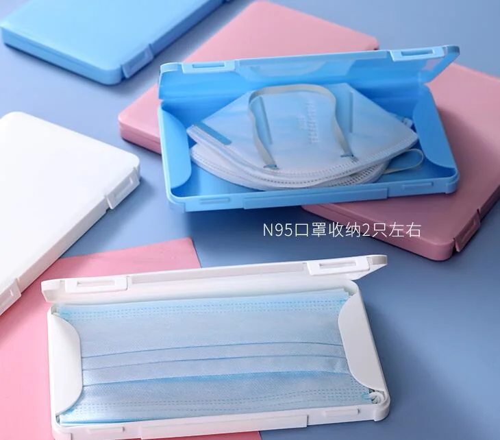 Mask Folder Plastic Portable Dust Mask Storage Box